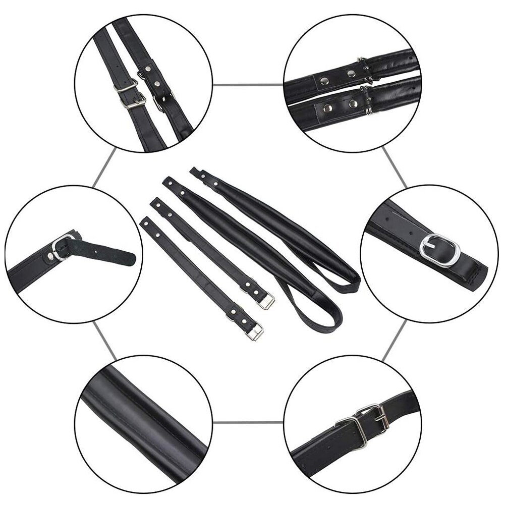 2PCS Accordion Straps Leather Bass PU Adjustable Universal Shoulder Straps Belt Synthetic Leather Accordion Shoulder Straps Belt