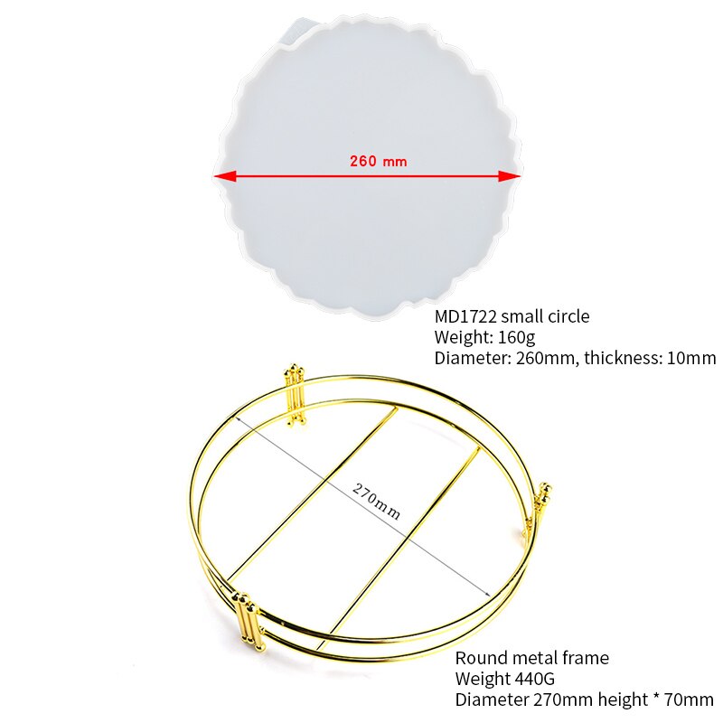 3 uds DIY resina molde Set grande geoda posavasos silicona molde fruta té bandeja moldes para joyería hacer artesanía