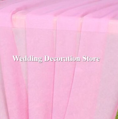 Chiffon Bogen Gardinen Tafel draussen Hochzeit Hintergrund Vorhang Zeremonie Drapieren Schleier Laube Stoff Veranstaltung Party Vorhänge DIY Dekor: tief Rosa