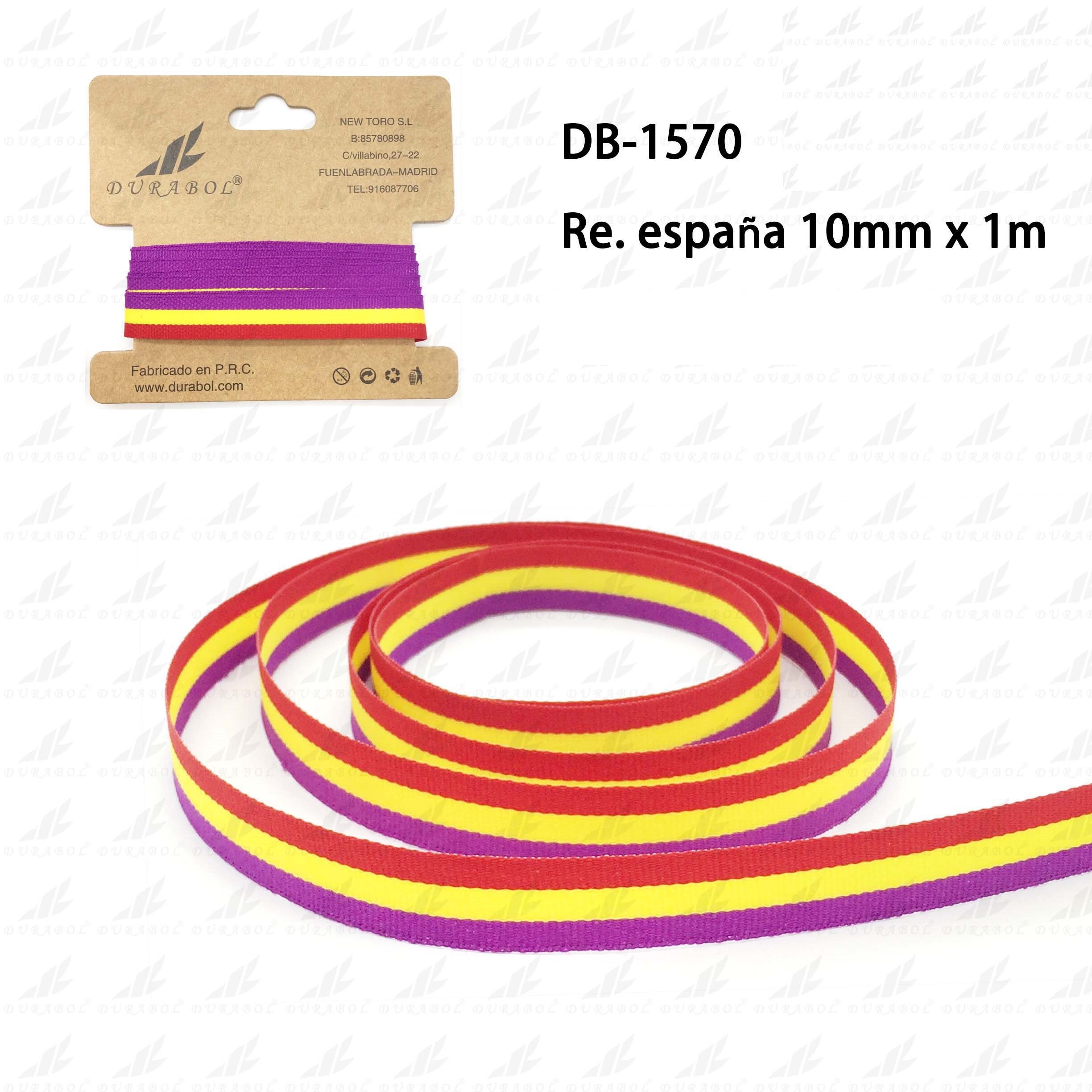 Pulsera Republica Española Cinta España Cintas Lazos DIY Collar 1cm
