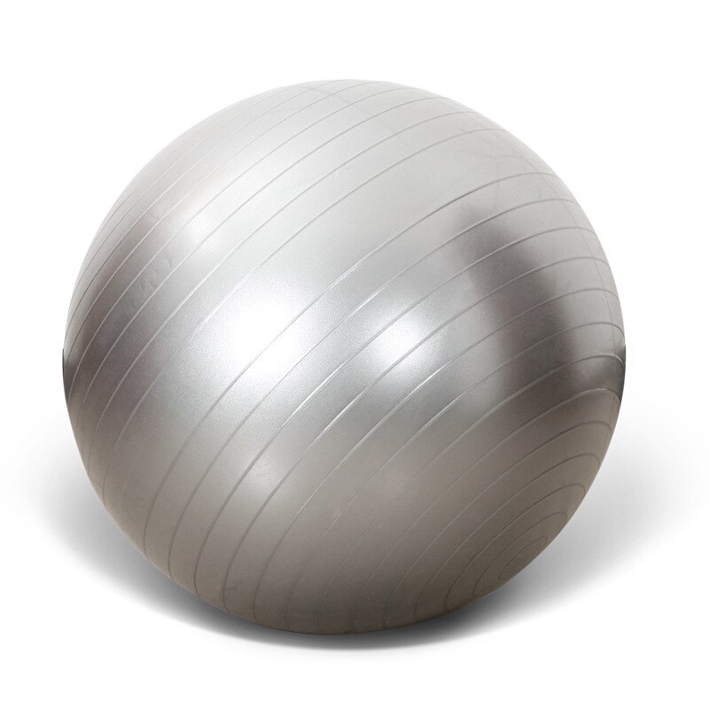 Yoga Ball Diameter 55CM Fitness Ball Matte Explosion-Proof Environmental Protection Thickening Health And Fitness Exercise Ball: grey