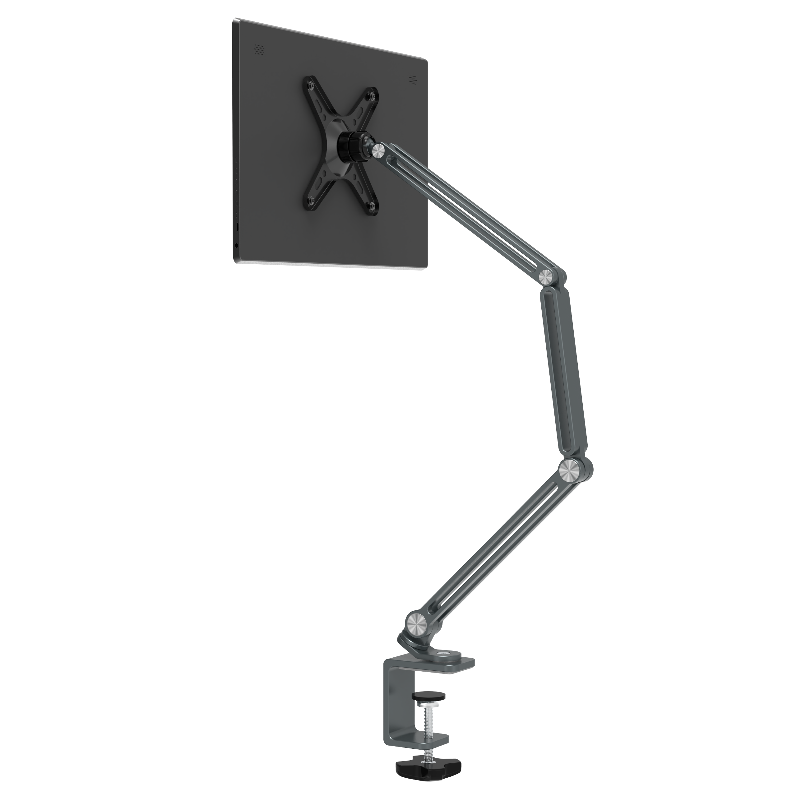 Langer Arm ständer für Monitorst änder iPad Galaxie Xiaomi Tablet Kindler Tablet Schreibtisch halter Magnet bett Telefonst änder Clip halterung: Black