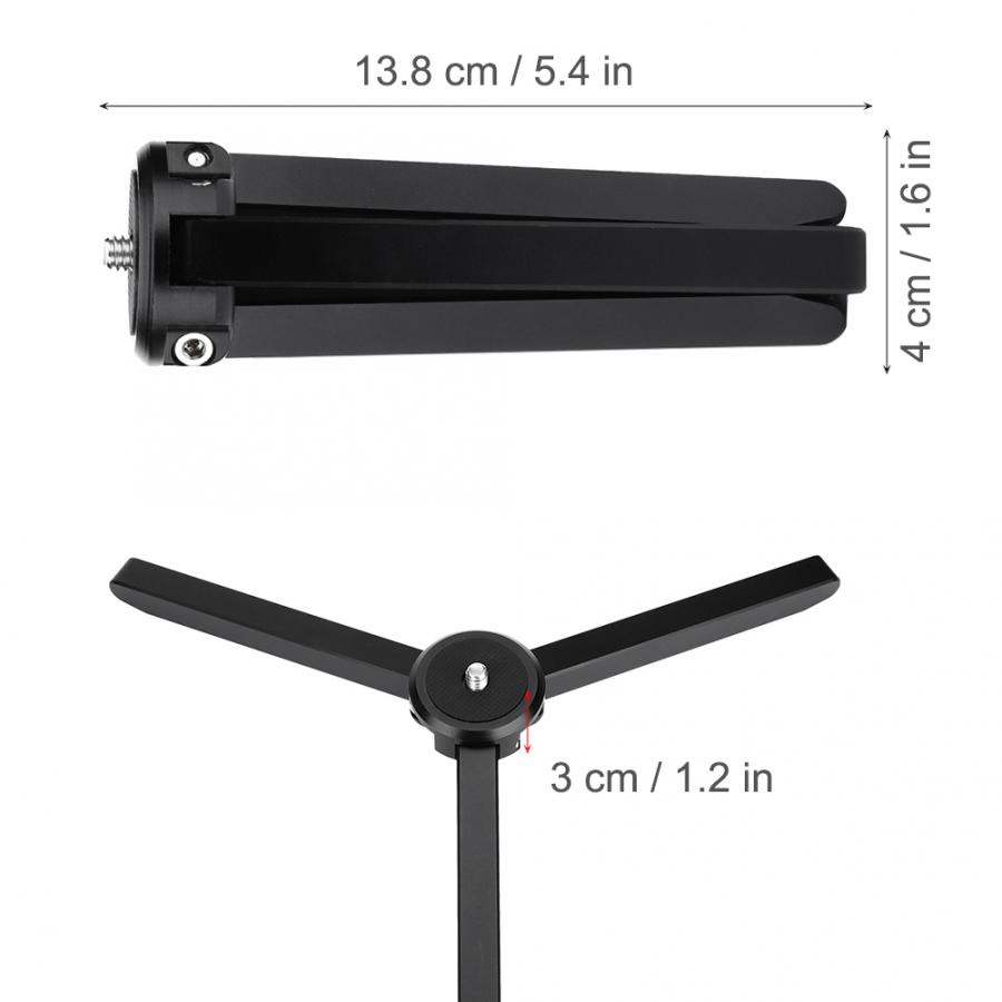 Mini Aluminium Alloy 15KG Heavy Load Folding 1/4'' Screw Tripod Accessory for DJI Zhiyun Camera