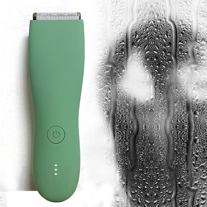 Kropstrimmer til mænd, elektrisk lyskehårstrimmer, vandtæt, kuglebarbermaskine, følsom barbermaskine til mænd, privatdele, sexplads