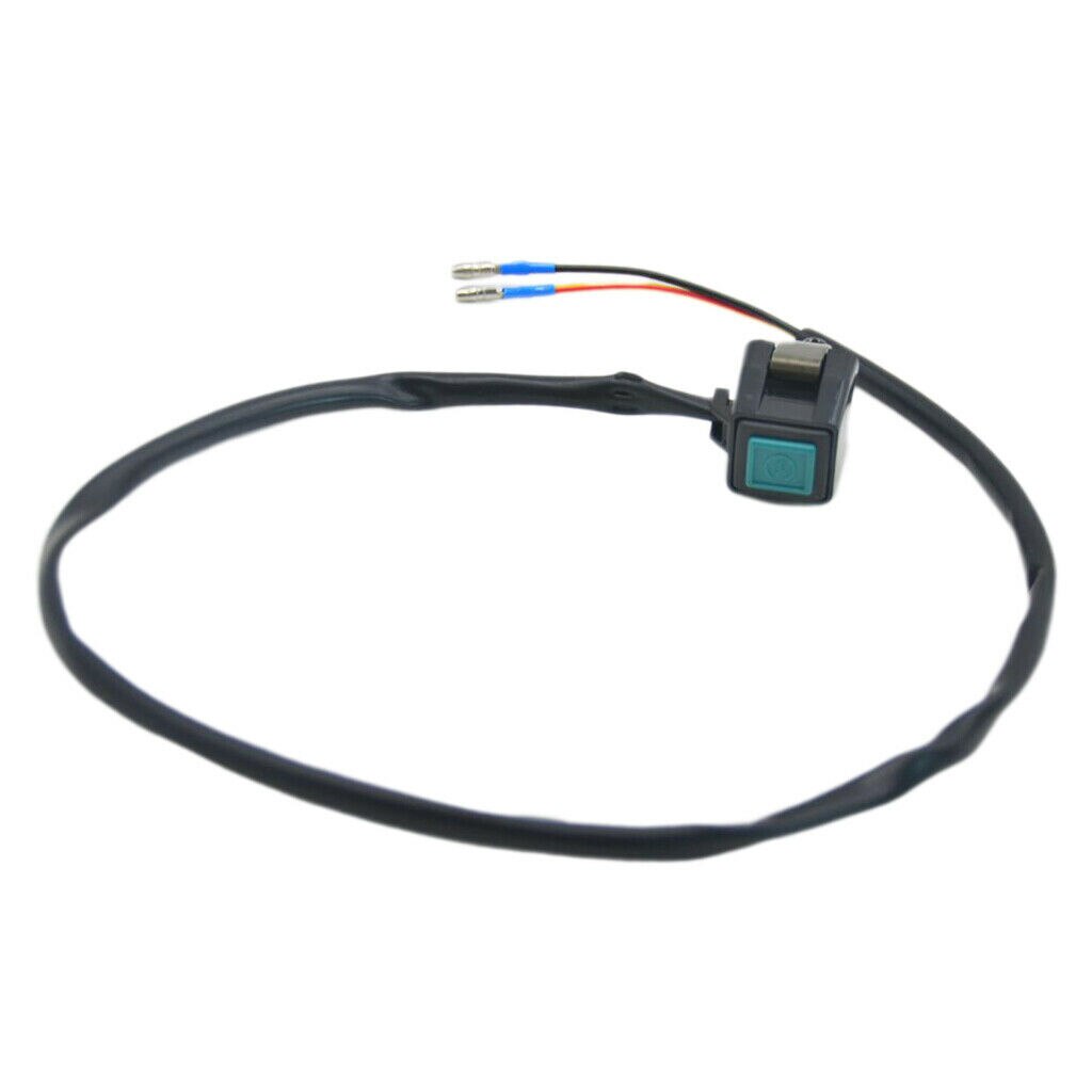 Replacement Horn switch Universal Motorcycle Button 7/8" On-Off Green Kill