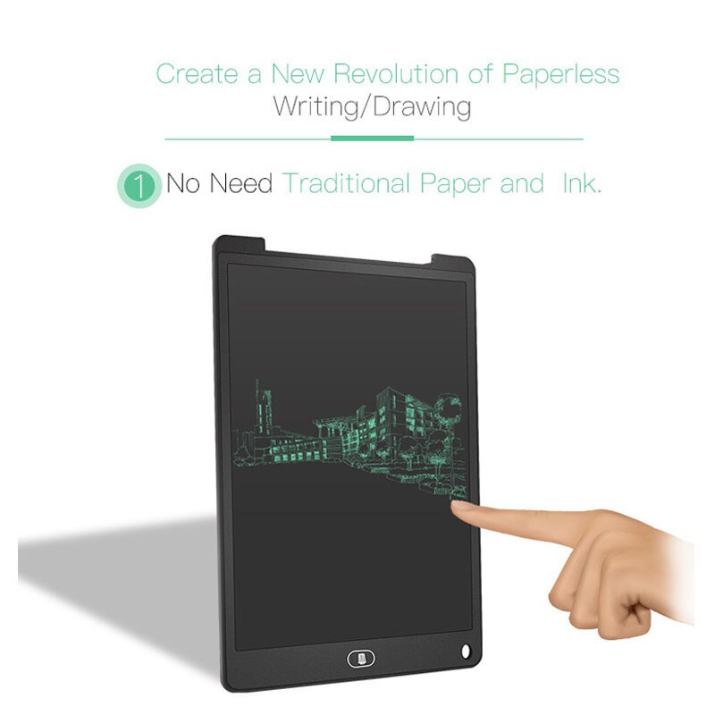 Drawing tablet 12 inch LCD writing board electronic Handwriting pad thin message Graphics sketch board kids LCD screen