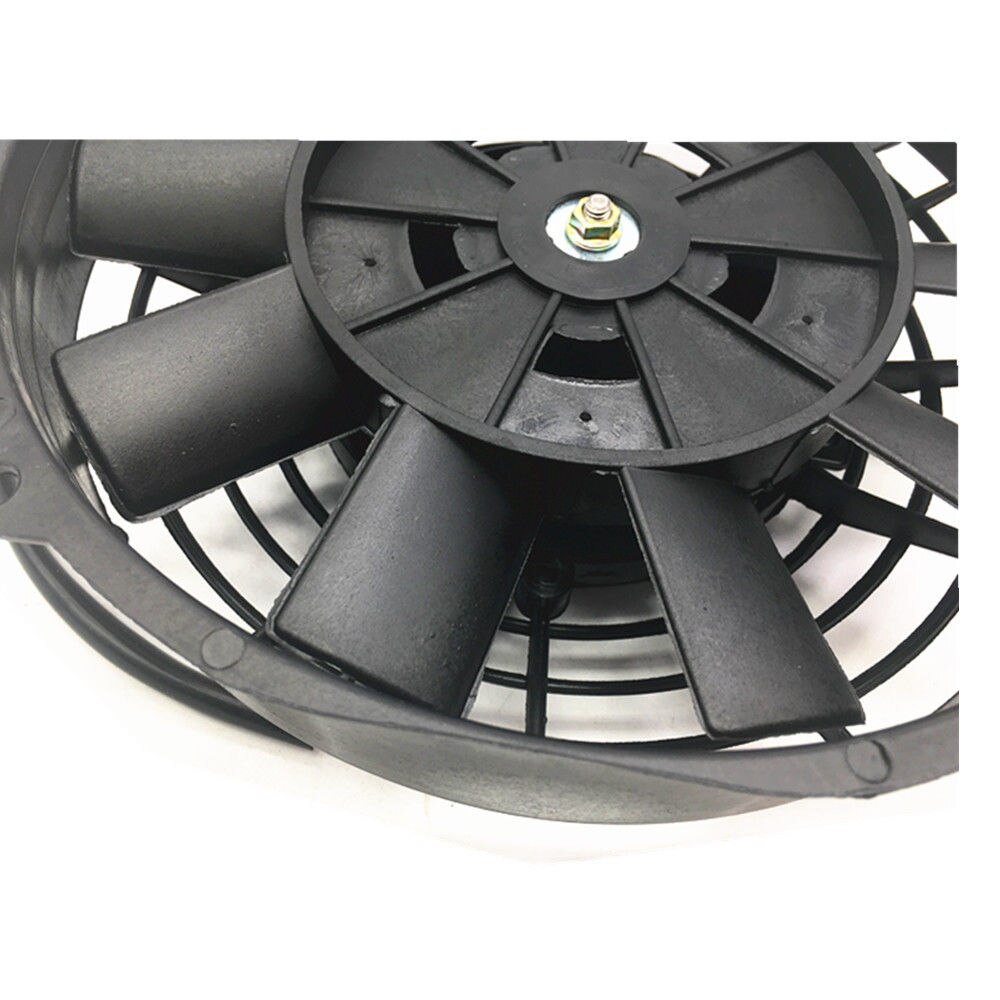 Universal 12V 80W 7 Inch Slim Reversible Electric Radiator Cooling AUTO FAN Push