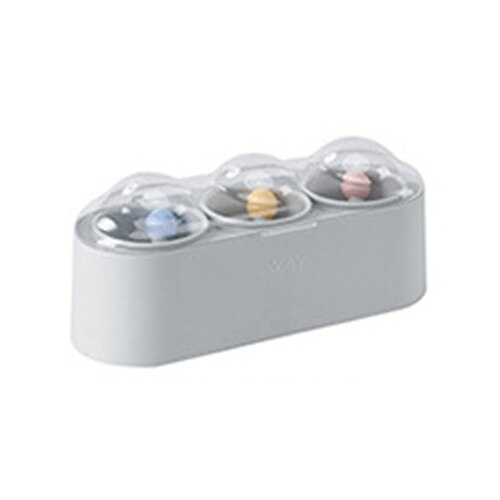 spice jars set salt and pepper shakers seasoning container box seasoning bottle pumpkin spice sugar jar kitchen canister sets: 3gray