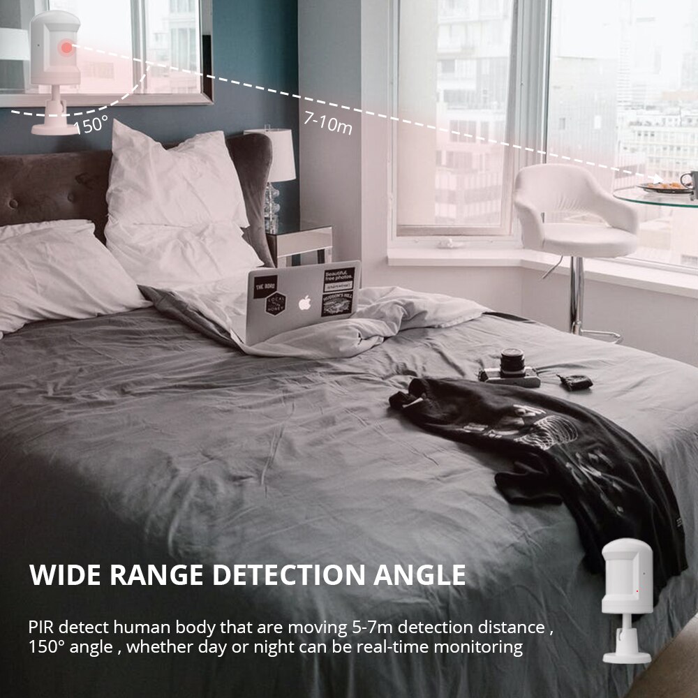 Yagusmart Tuya Zigbee 3,0 Bewegung Sensor Detektor PIR Bewegung Sensor Unterstützung Zigbee2MQTT deCONZ Clever Heimat Sicherheit Sensor System