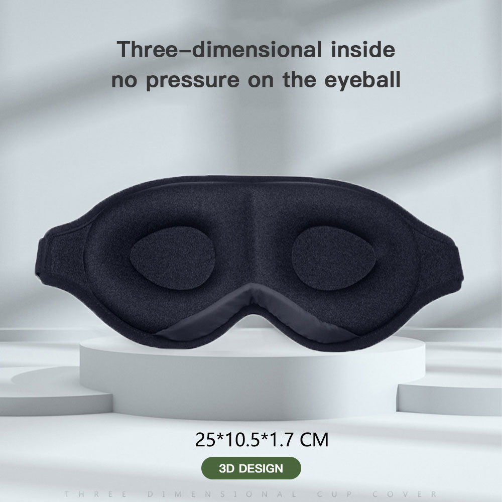 3d nukahtamismaski estää valon unenaamio pehmeä pehmustettu silmäsuojus nukkumiseen silmäsuojan silmäsuoja uniapun maski silmälaput: C