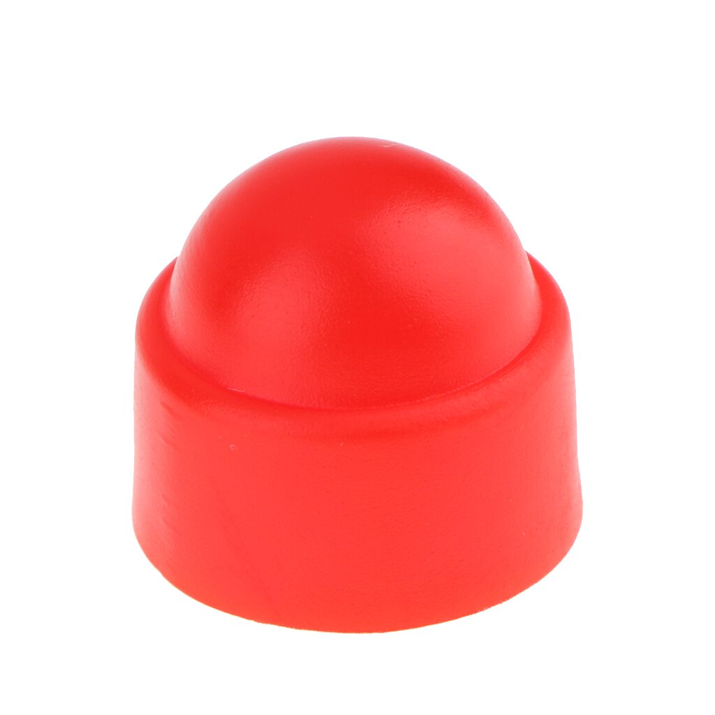 10 st röd plastkupol med sexkantsmutter skyddslock  m6 10 x 13mm