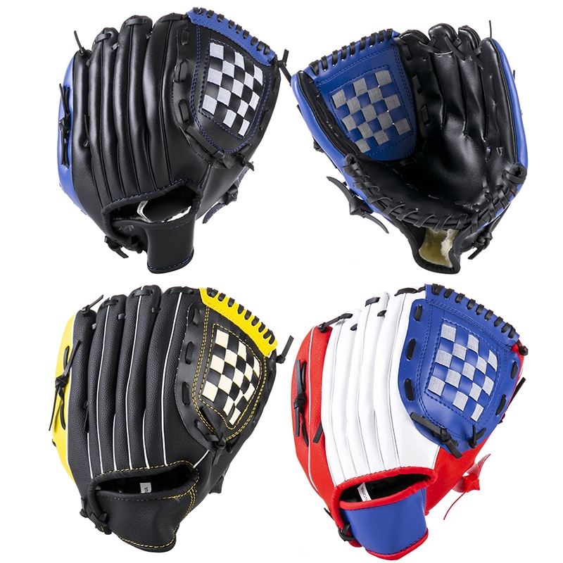 Fdbro 1 * Baseball Handschoen Pu Verdikte Baseball Handschoenen Kinderen Jeugd Gesloten Koesterde Softbal Handschoenen Honkbal Handschoen Leer