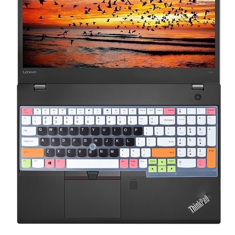 Keyboard Cover Protector Skin For Lenovo Thinkpad L580 L590 T15 E15 Notebook T590 Keyboard Film Protective Film 15.6-inch