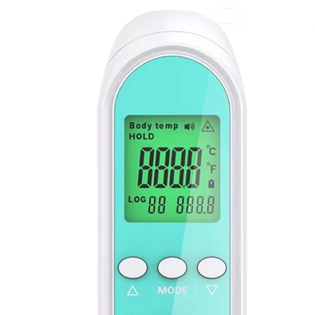 Non-contact Infrarood Ir Thermometer Groene Achtergrondverlichting Lcd Термометр Baby Volwassen Voorhoofd Thermometer