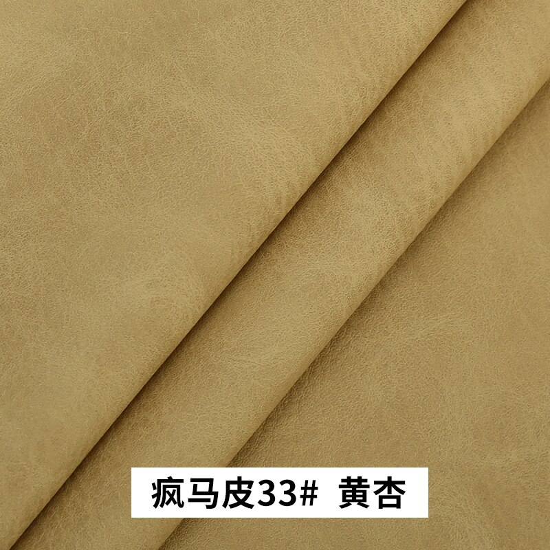 20x30cm PU Crazy Horse synthetic leather Fabric , Faux Leather Fabric for Sewing, PU artificial leather for DIY bag material: 33