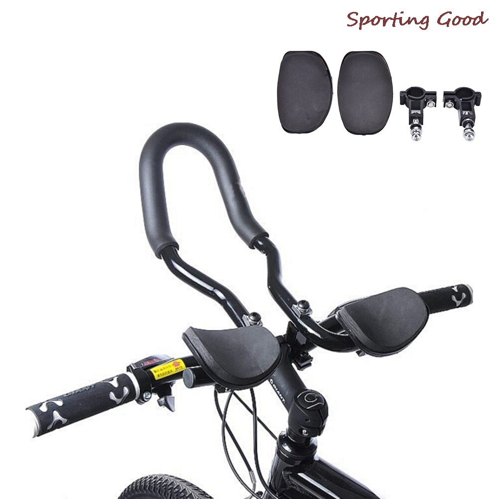 Front Rest Black Bicycle Handlebar Road Mountain Bike Bicycle Aluminium Arm Relaxation Handlebar Rest