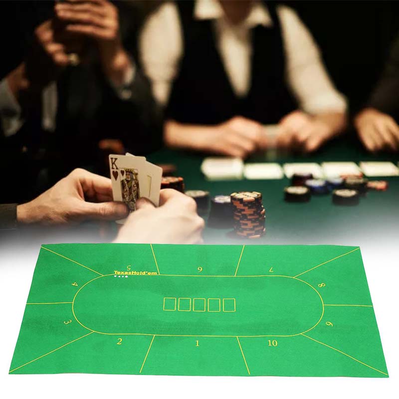 180*90cm Table Cloth Texas Hold'em Pokers Tableclo... Grandado