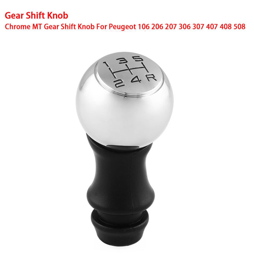 Vervanging Voor Peugeot 106 206 207 306 307 406 407 5-Speed Pookknop Legering Auto Gear Shifter