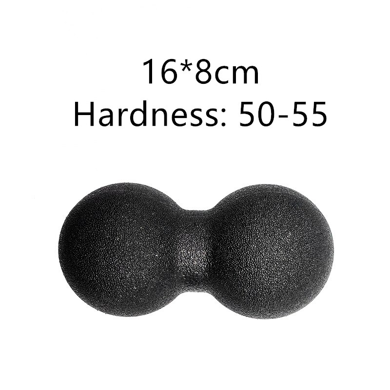 Mini pelota para hacer ejercicio, pelota de masaje de Lacrosse doble, movilidad, cacahuete, liberación miofascial, Yoga de tejido profundo: Double 16CM