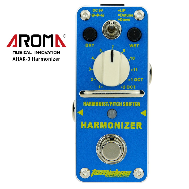 AROMA AHAR-3 Harmonizer Harmonist Pitch Shifter Elettrica Chitarra Effetti A Pedale Mini Singolo Effetto con True Bypass
