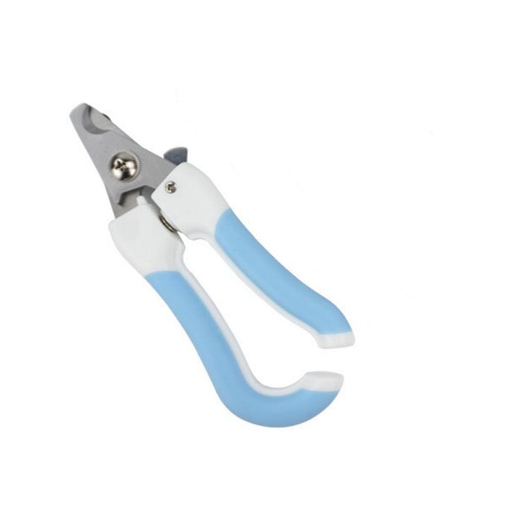 Pet dog nail grinder Toe Care nail cutter Dogs Cats Claw Nail Clippers File Portable Scissors dog grooming trimmer: Gray / L