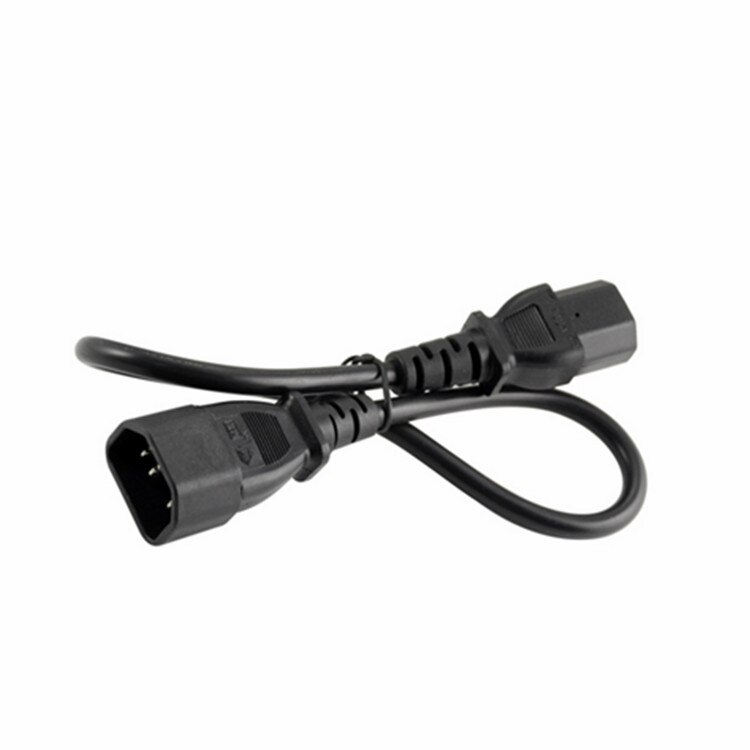 Cable de extensión de alimentación principal IEC 320 3-Pin C14 macho a C13 hembra