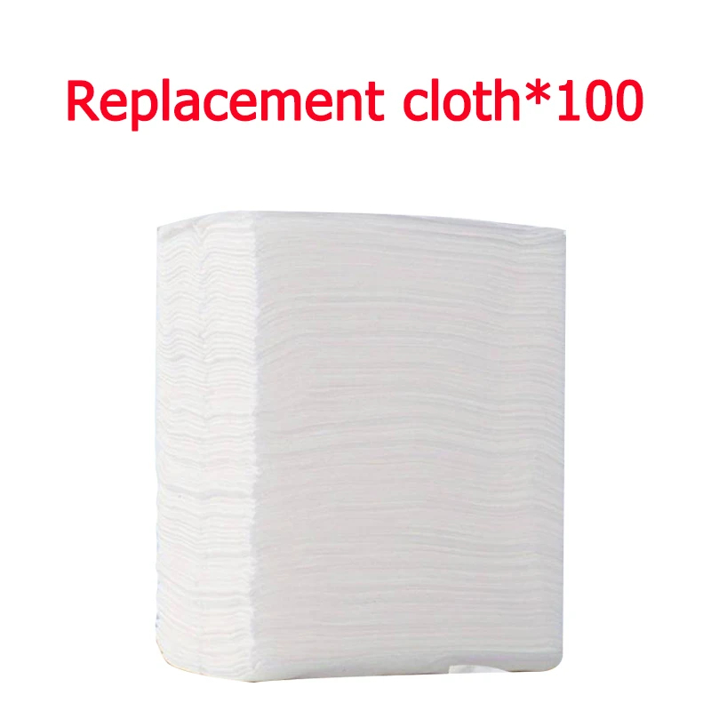 Electrostatic Flat Mop Rotatable Wash-free Disposable Mopping Cloth Wet&Dry Dual-use Dust Removal for Household Floor Cleaning: Yellow