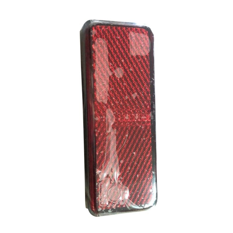 Moto vélo Scooter Quad Rectangle rouge plaque réfléchissante réflecteur d'avertissement