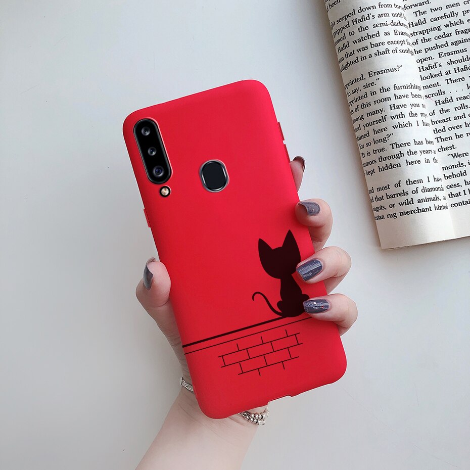 Hoesje voor samsung galaxy  a20s hoesje tpu siliconen hoesje voor samsung  a20s a207f a 20s a20 20 s a207 telefoon achterkant hoesje: Ivoor