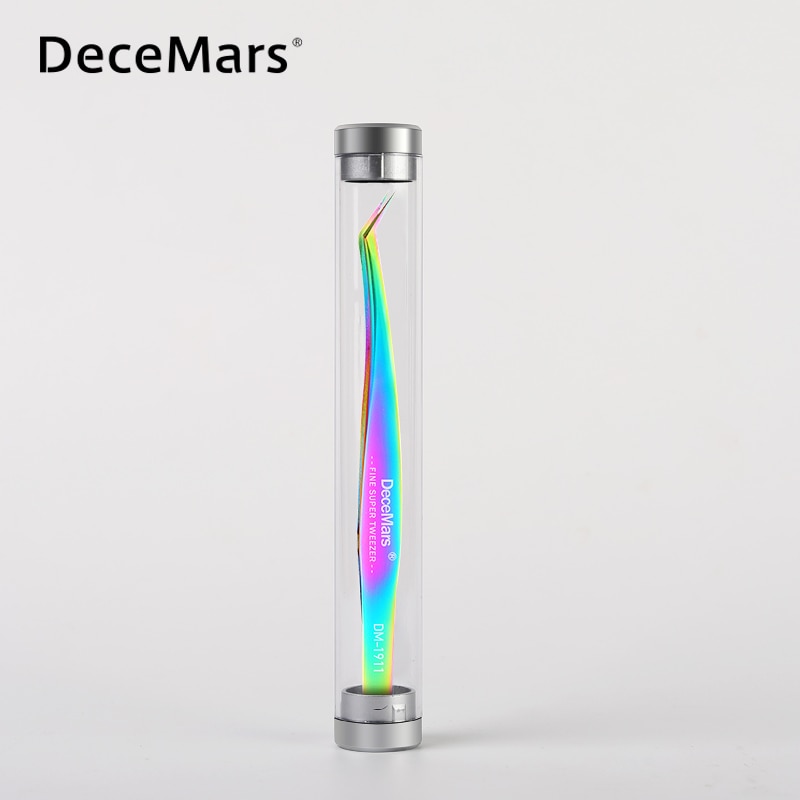 DeceMars DM-1911 Volumen Peitsche verlängerung pinzette wimpern pinzette professionelle für Wimpern Verlängerung edelstahl Werkzeuge