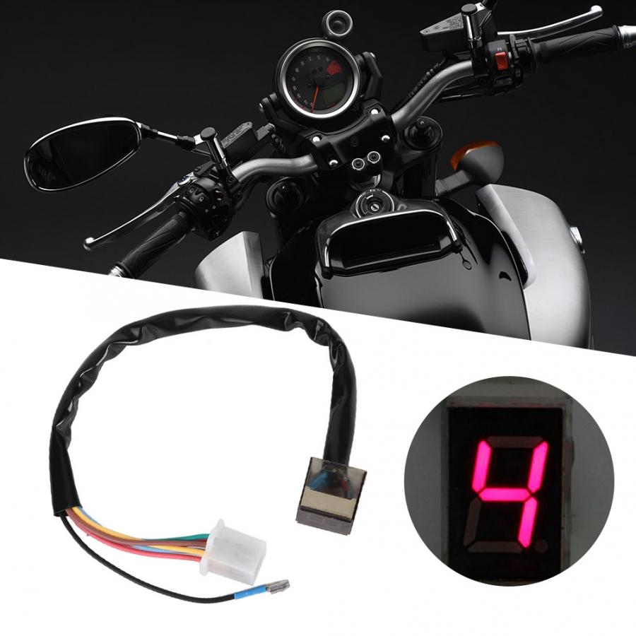 Universal Motorcycle LED Digital Gear Indicator Speed Shift Koppelingshendel Sensor Accessoire Eenvoudig te installeren stevig en duurzaam
