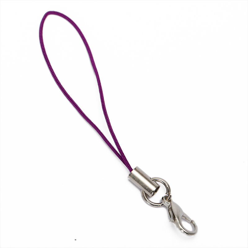 10Pcs/Lot Lanyard Lariat Strap Cords Lobster Clasp For DIY Keychain Hooks Charms Keyring Jewelry Making Supplies Accessories: PURPLE