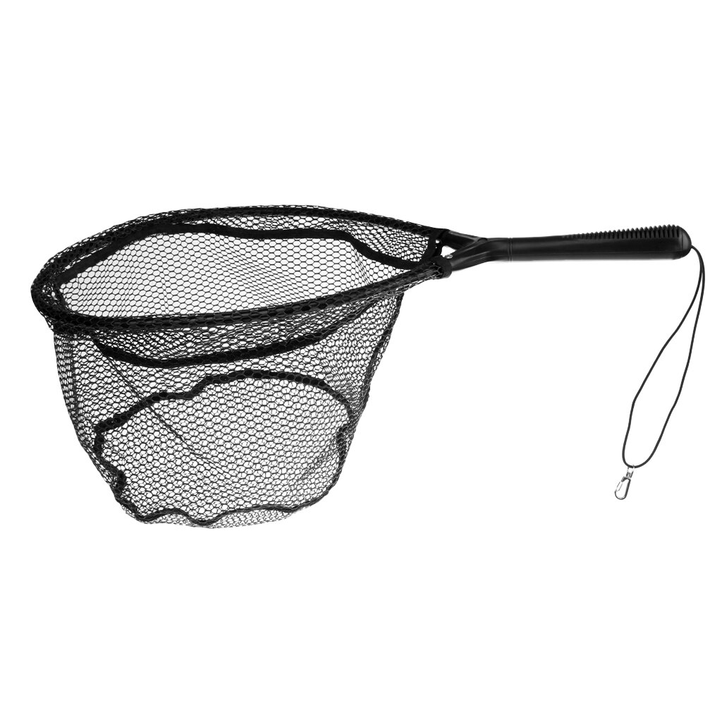 Fly Fishing Landing Nets Carp Trout Soft Landing Nets with Safety Line