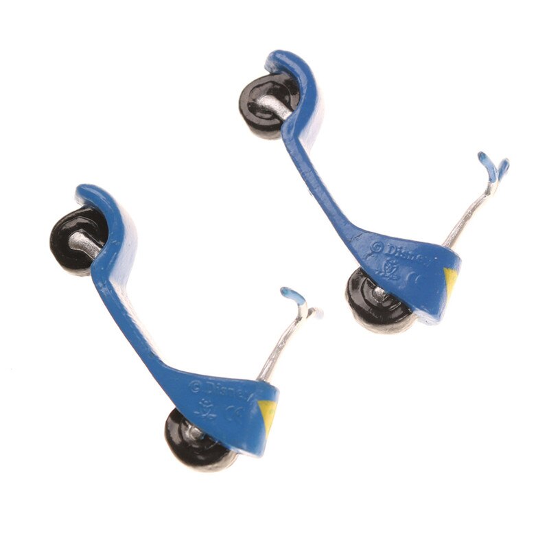 1:12 Poppenhuis Spelen Poppenhuis Decor Actieve Speelgoed Miniatuur Leuke Geschilderd Houten Trein Set Locomotief Compartiment Rijtuigen Speelgoed: 2PCS