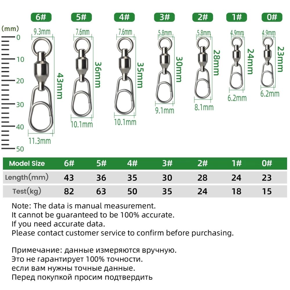 5 Stuks Draaibare Ovale Split Ringen Roestvrij Staal Gehaakte Snap Rollende Draai Connector Jig Verbindingsring Vissen