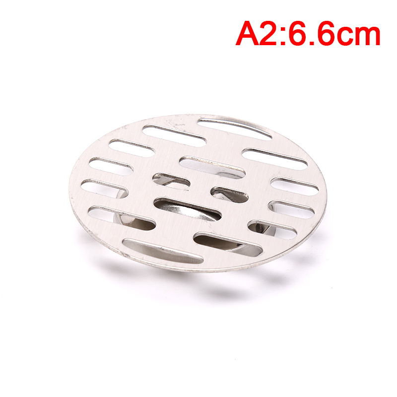 Roestvrij Staal Afvoerputje Cover Overloop Ronde Anti-Verstopping Douche Drain Haar Catcher Voor Badkamer Wassen Machine Wc Riool: A2