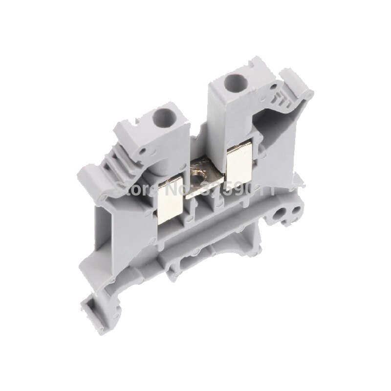 100 STKS Draad Blokaansluiting Puur koperen stukken van soort geleiderail UK3N Feed-Through Klemmenblok Gecombineerd Type