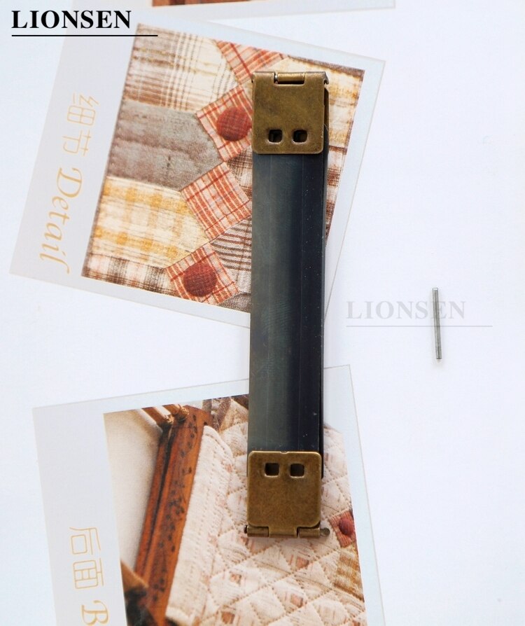LIONSEN Spring Clasp Handle Metal Internal Coin Purse Frame Hidden Snap Spring Sewing Craft Tailor DIY bag Accessories