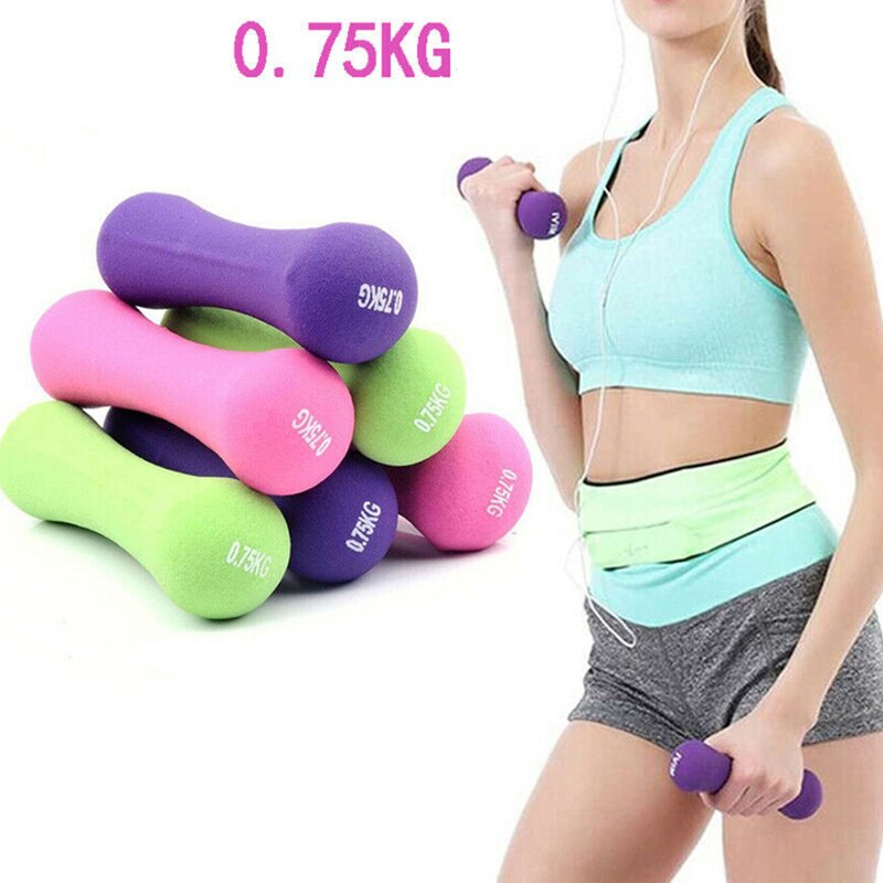 Fitness vekter sett bein 0.75kg for menn kvinner sklisikker hånd manual