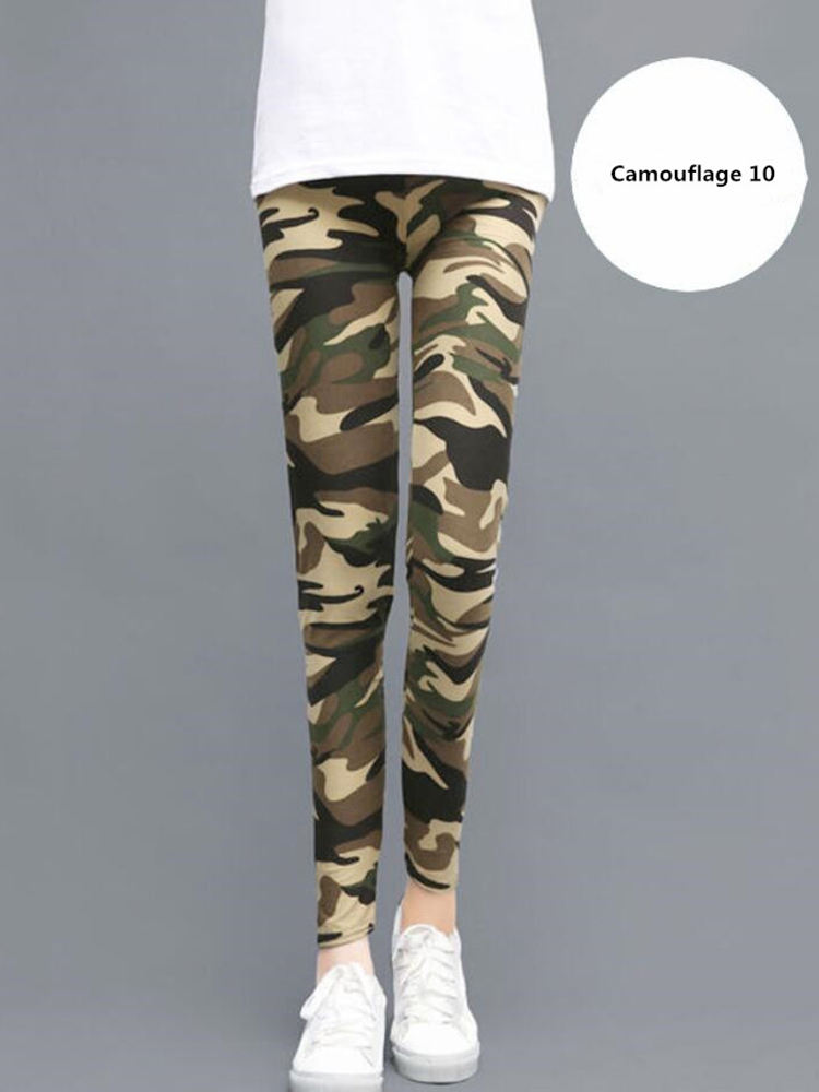 Leggings de camuflaje a la para mujer, pantalones de realce con estampado Sexy para mujer, mallas deportivas informales de talla grande