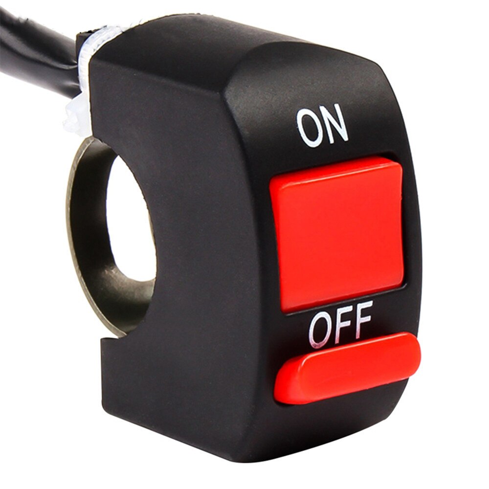 Interruptor de encendido y apagado Universal para manillar de motocicleta, 22mm, para Suzuki gs 500e, gsx 250, 6001400, 650f, rgv, 250, gsr 600, 750: Default Title
