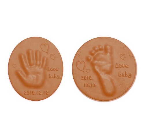 DIY huella de bebé de 40g, juguete con huella de bebé, almohadilla de pata de impresión, tableta de tinta de mano para padres e hijos, huella de aby ultra ligera
