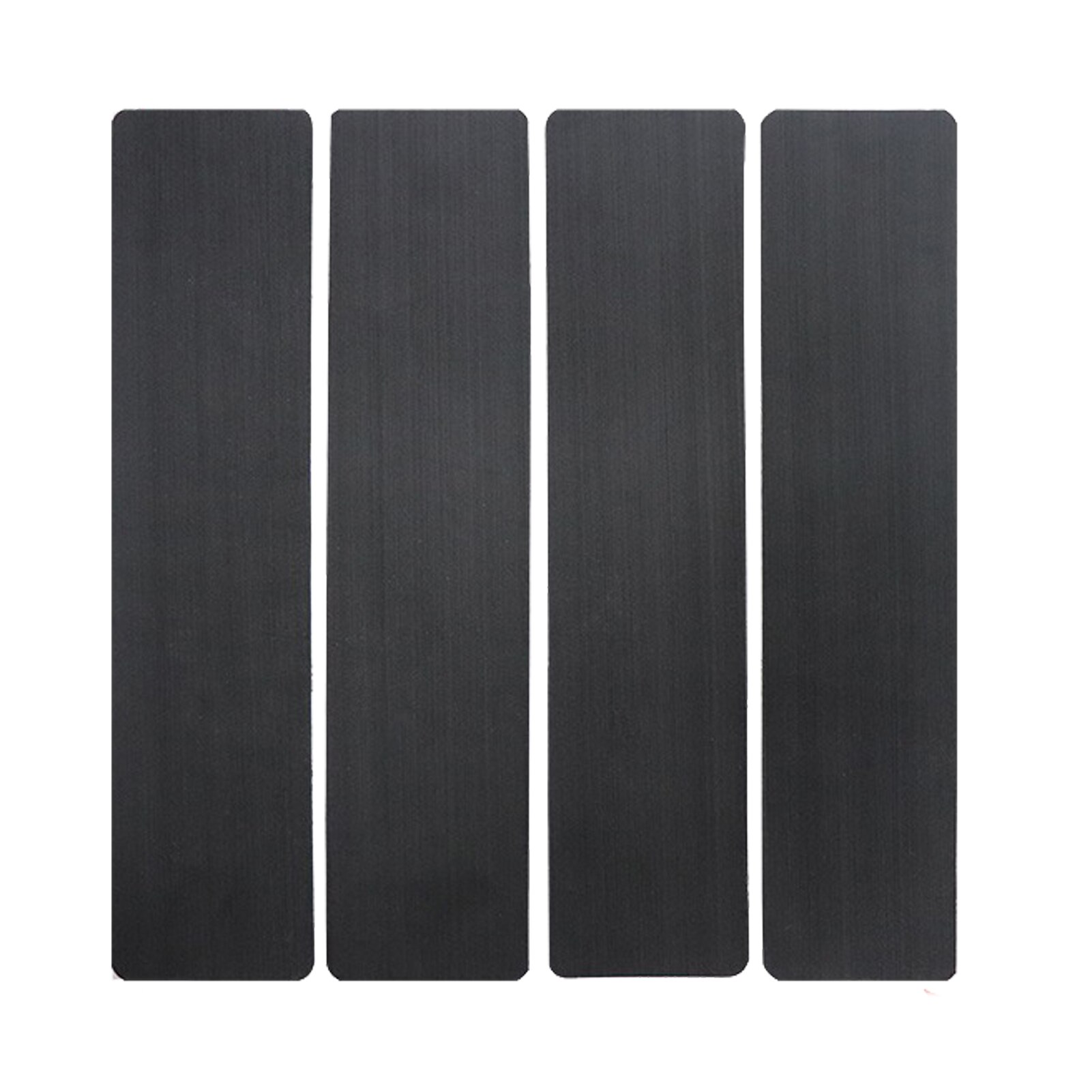 3pcs EVA Rectangle Water Sports Soft For Surfboard Deck Surfing Mat Multifunction Long Non Slip Heavy Duty Elastic Traction Pad: black
