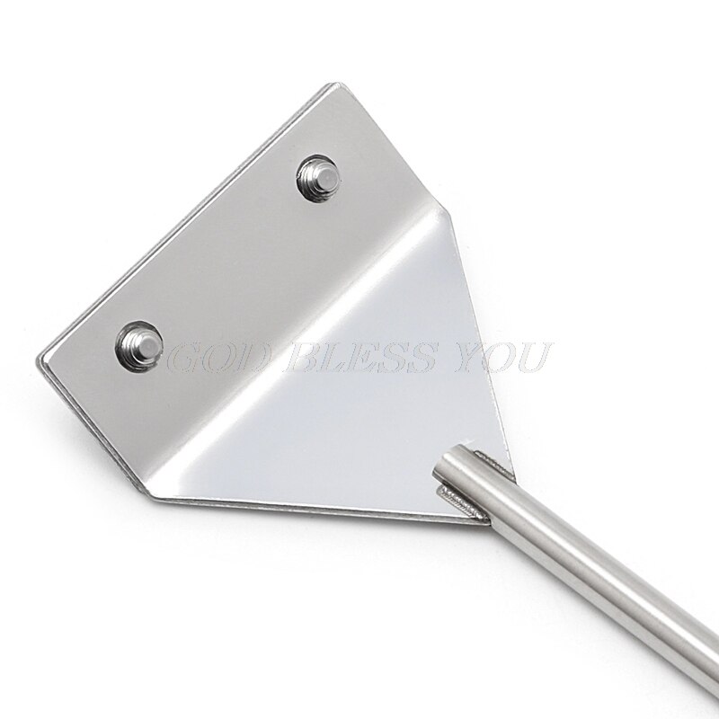Aquarium Glass Fish Tank Stainless Steel Coralline Algae Scraper Blade Cleaner