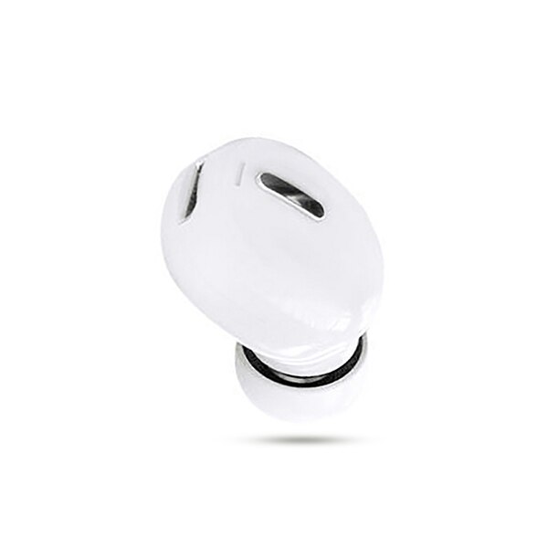Auriculares inalámbricos con bluetooth para teléfonos móviles, audífonos mini intrauditivos deportivos con micrófono y bluetooth 5,0, sonido estéreo, manos libres para todos los móviles: White