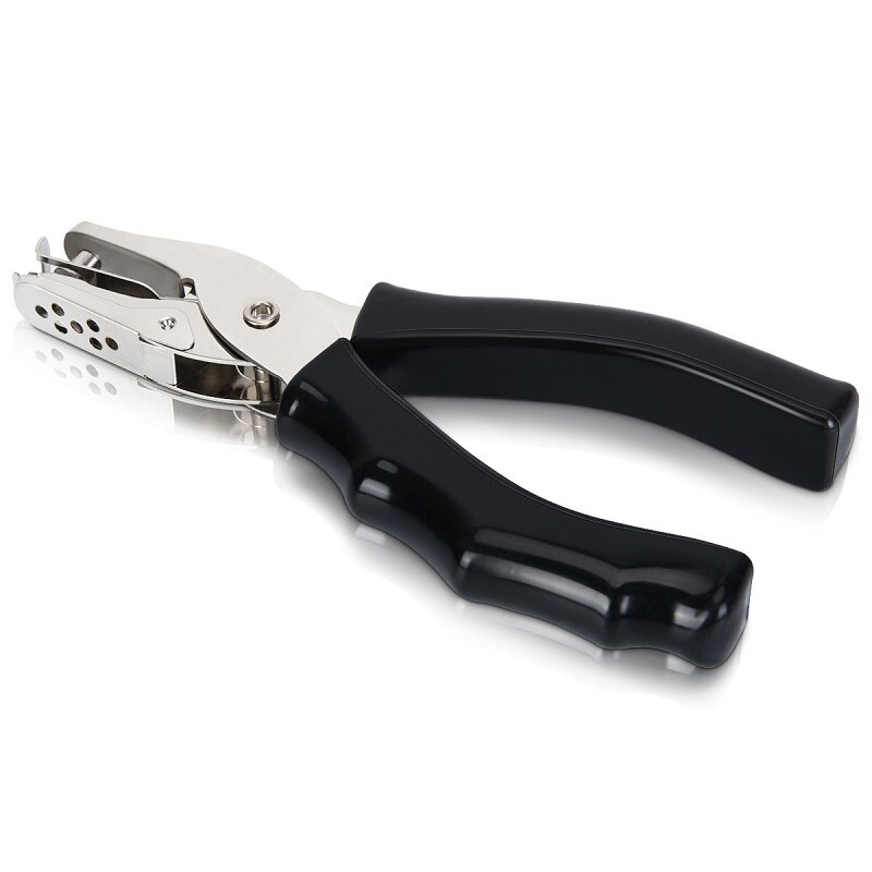 Punching machine round hole paper card small hole loose-leaf binding file punching manual hand puncher single hole deli 0145