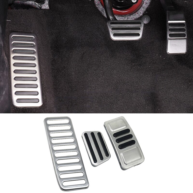 Antislip Auto Clutch Gas Brandstof Voetsteun Pedaal Rem Cover Voor Ford Mustang Accessoire