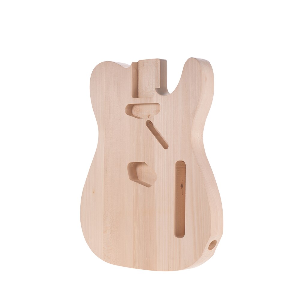 DIY Electric Guitar Unfinished Body Guitar Blank Basswood Guitar Barrel Blank Basswood Guitar Body Replacement Parts