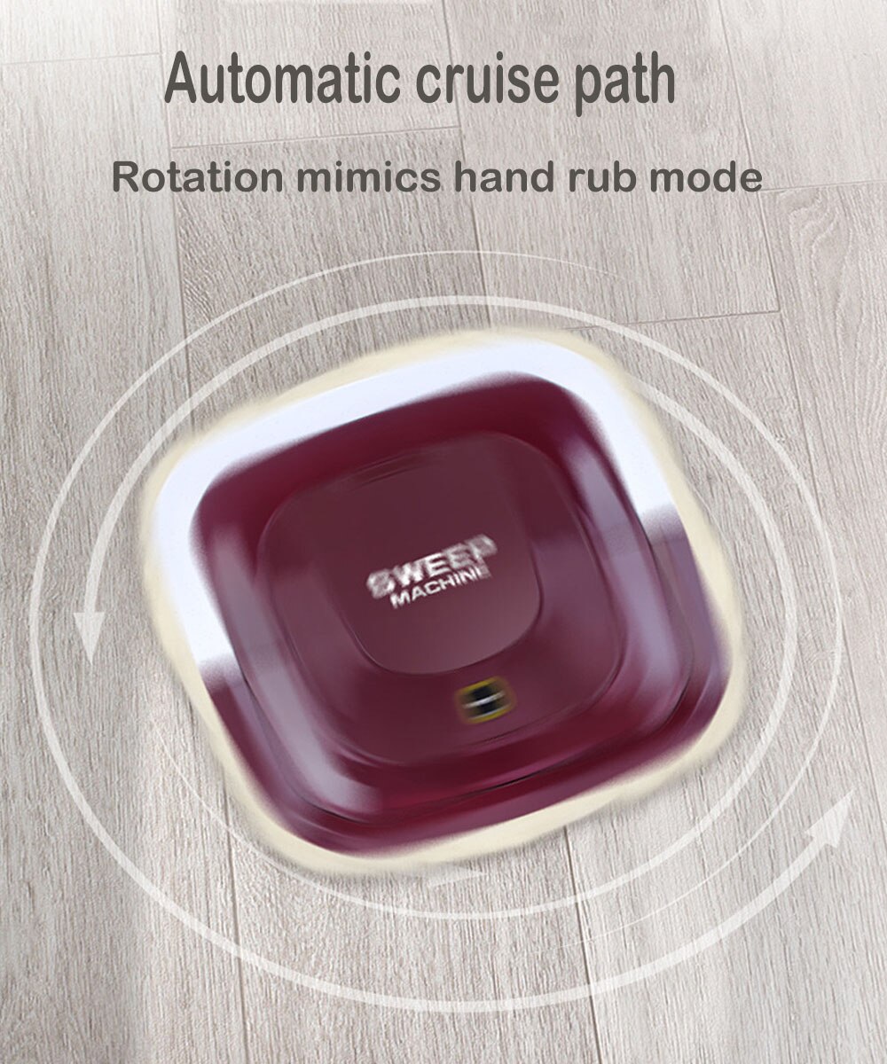 Rechargeable Automatic Smart Robot Vacuum Cleaner Floor Electric Mop Machine Sweeper For Home Electric Vacuum Cleaners