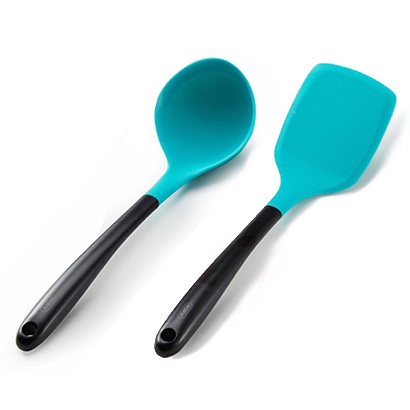 Original Xiaomi Silicone Gel Spoon Spatula Stainless Steel Anti-scalding Anti-skid Handle Kitchen Cooking Tools Utensils Smart